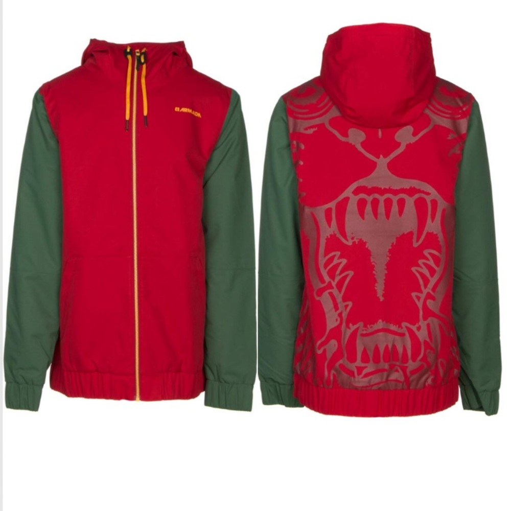 Armada Baxter Insulated Jacket Red Chili Men’s Size Medium